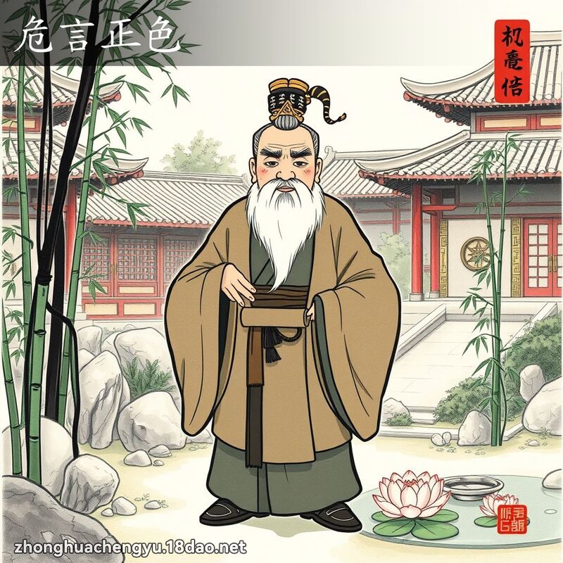 危言正色 配图
