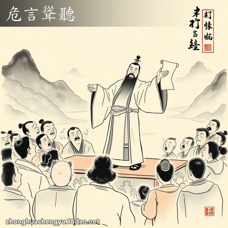 危言聳聽 配图