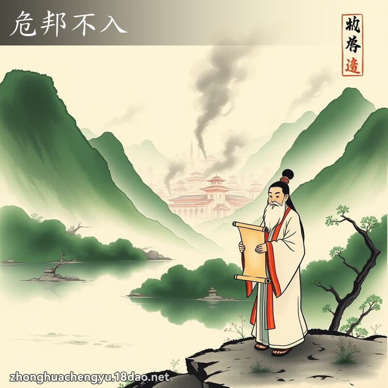 危邦不入 配图