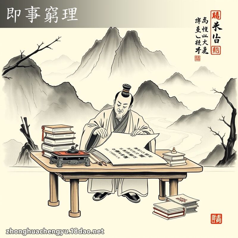 即事窮理 配图