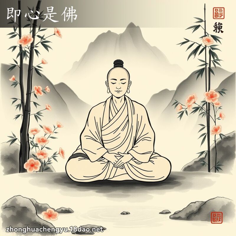 即心是佛 配图