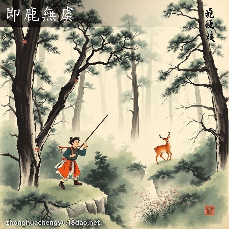 即鹿無虞 配图