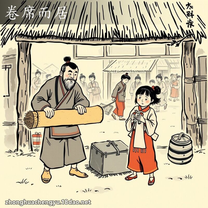 卷席而居 配图