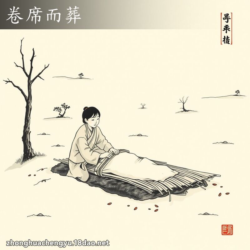 卷席而葬 配图