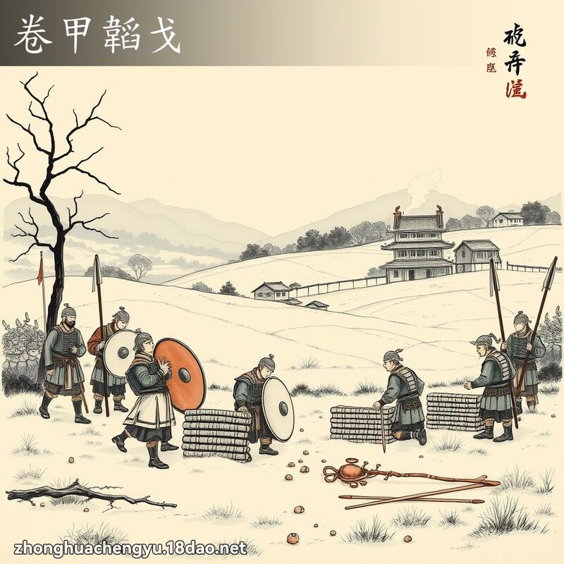 卷甲韜戈 配图