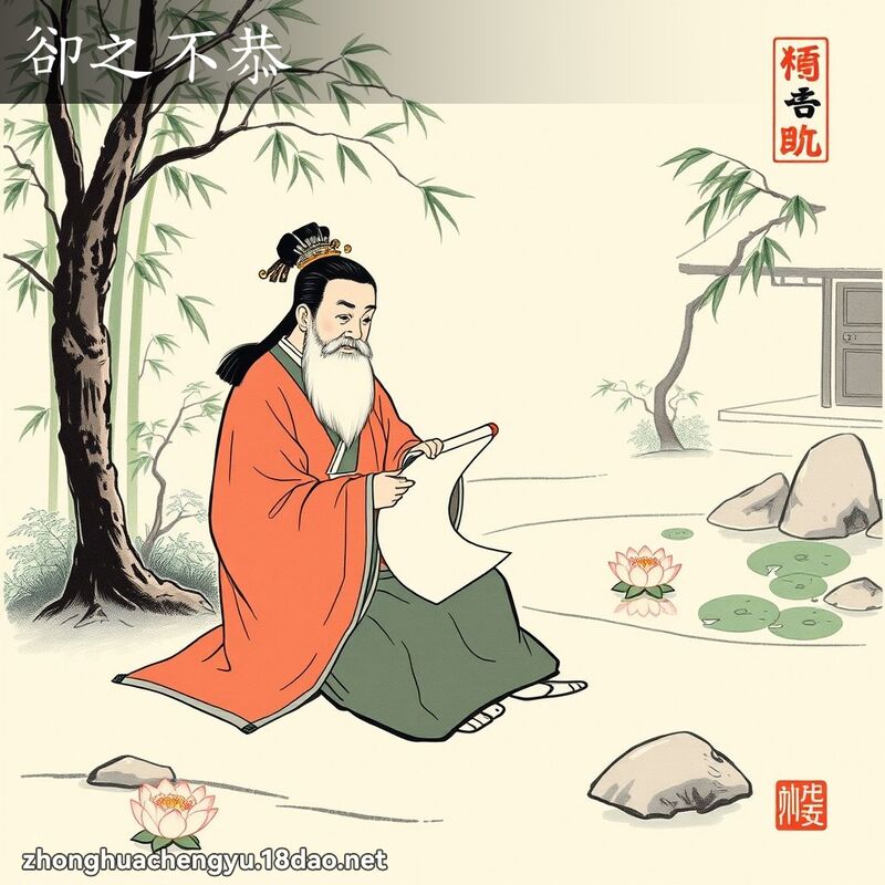 卻之不恭 配图