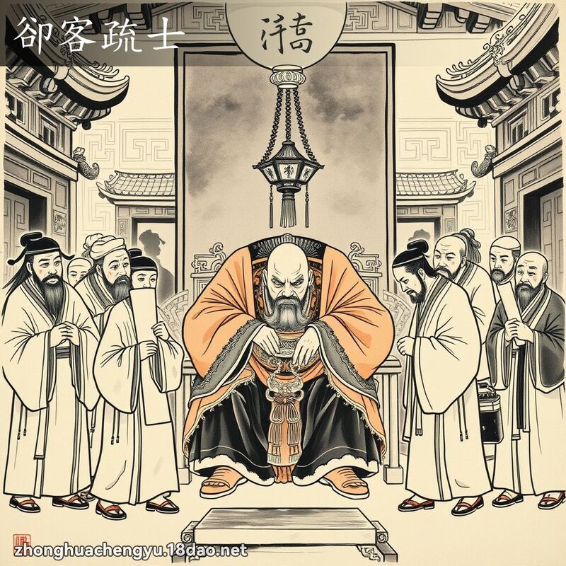 卻客疏士 配图