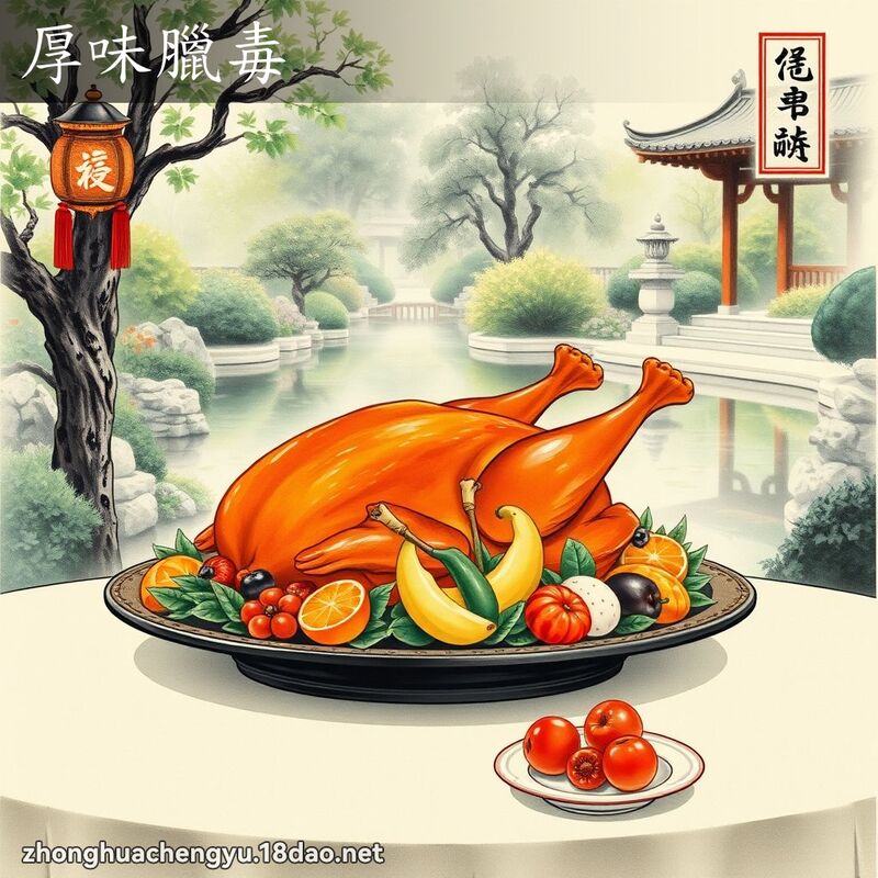 厚味臘毒 配图
