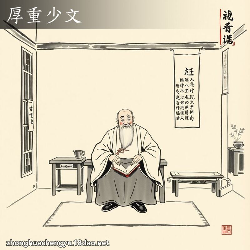 厚重少文 配图