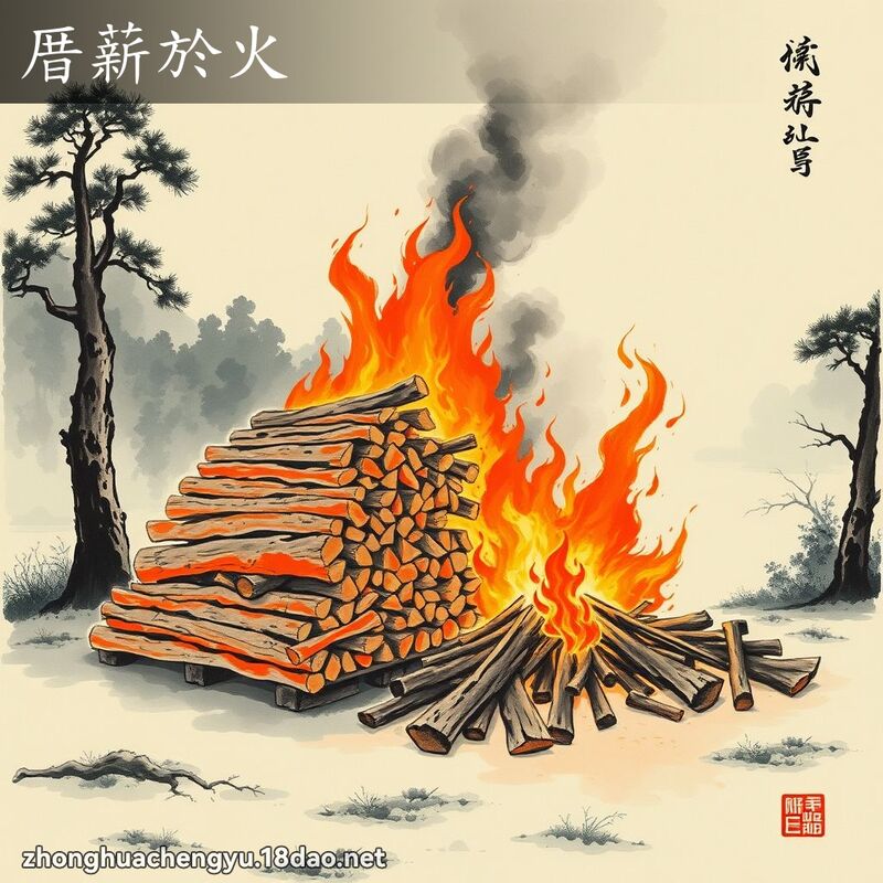 厝薪於火 配图
