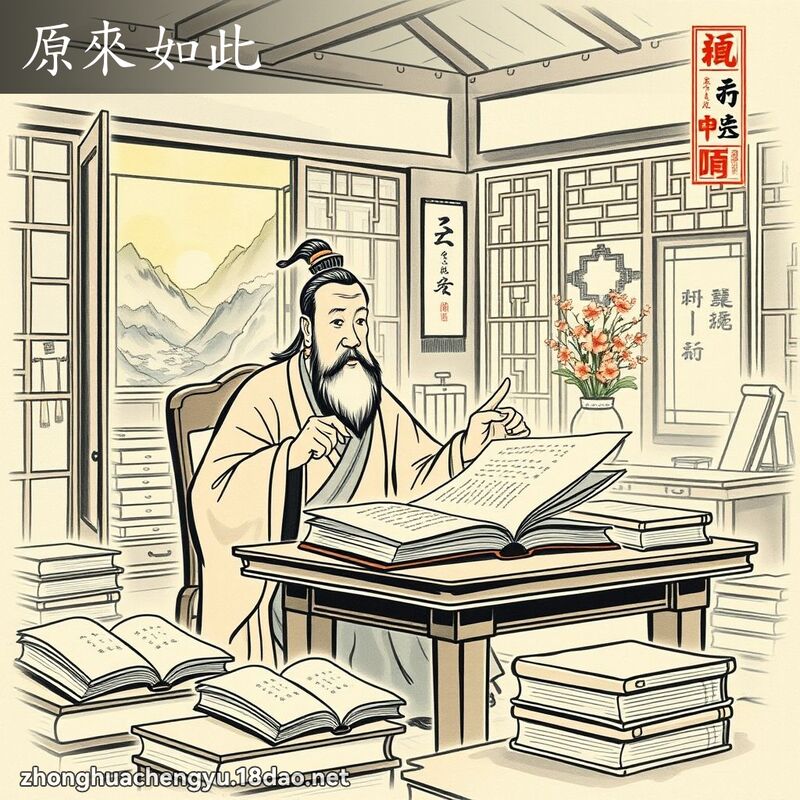原來如此 配图