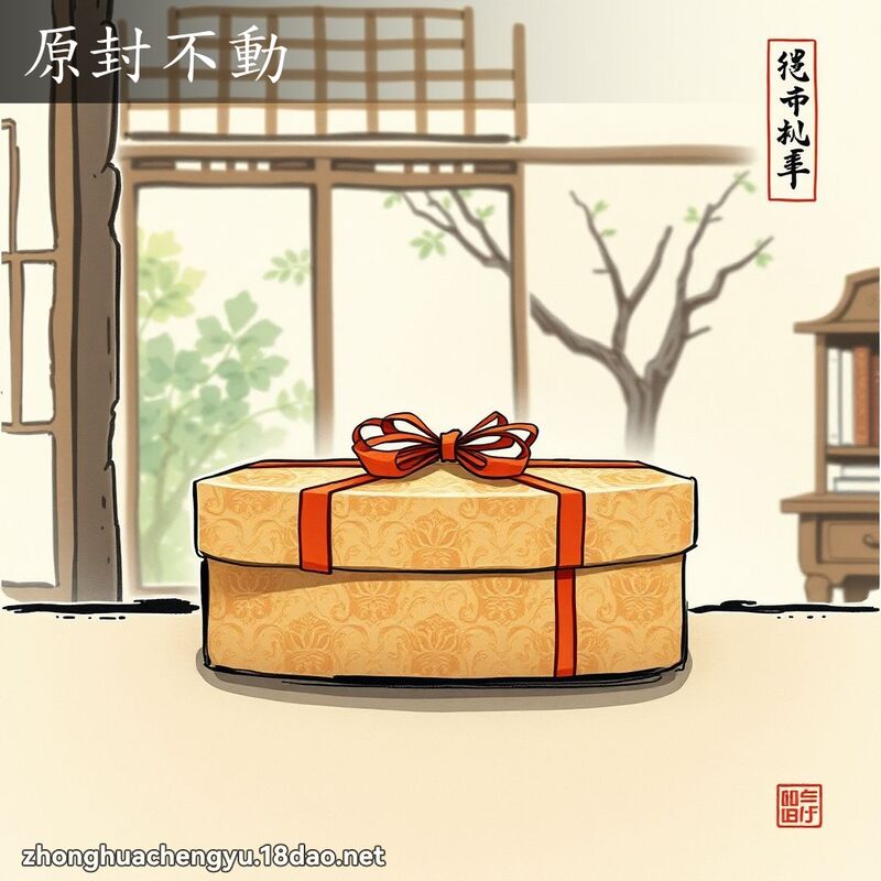 原封不動 配图
