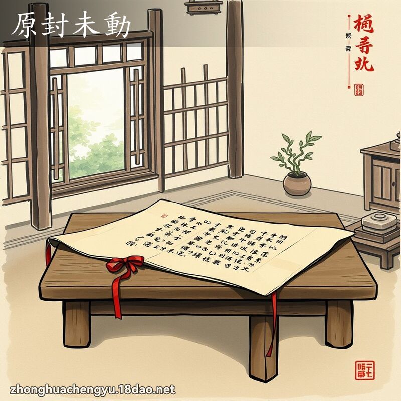 原封未動 配图