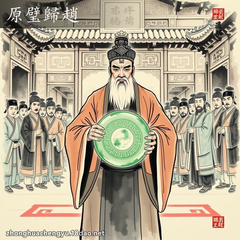 原璧歸趙 配图