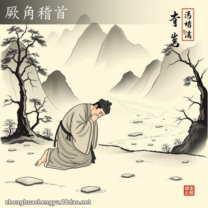 厥角稽首 配图