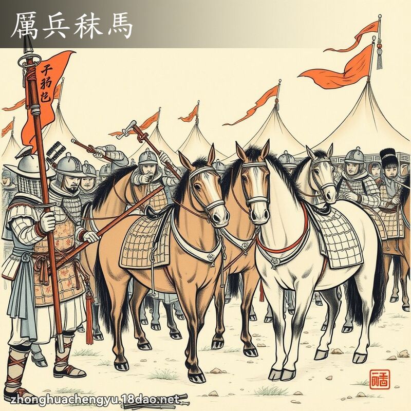 厲兵秣馬 配图