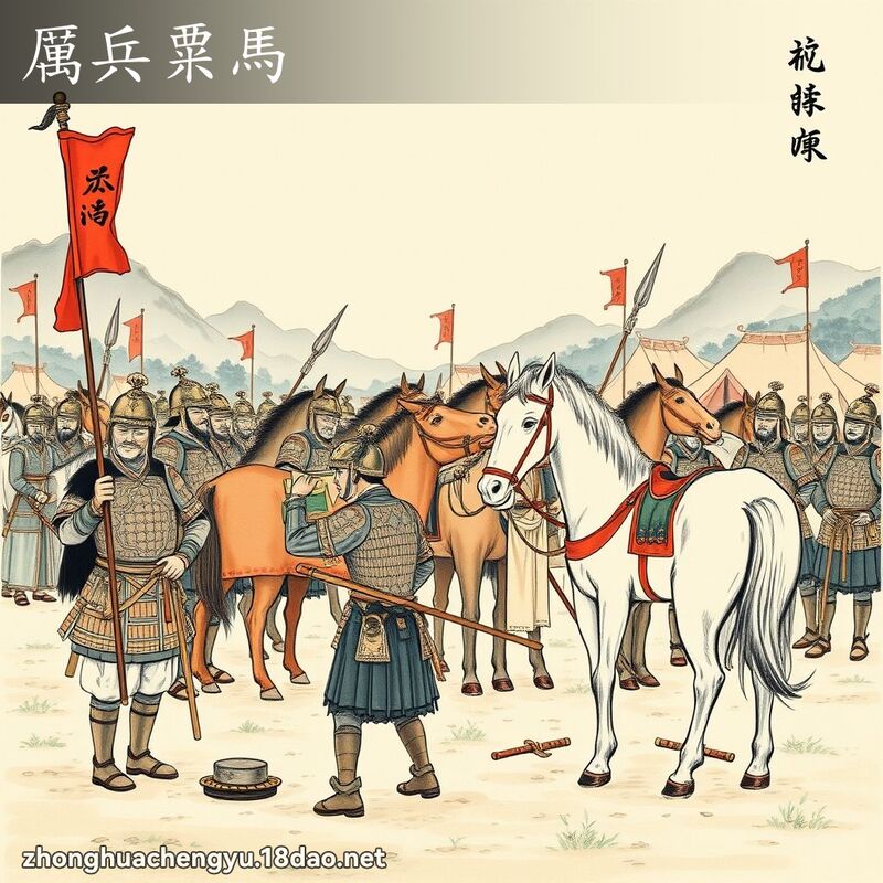 厲兵粟馬 配图