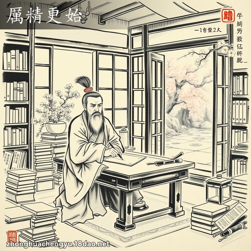 厲精更始 配图