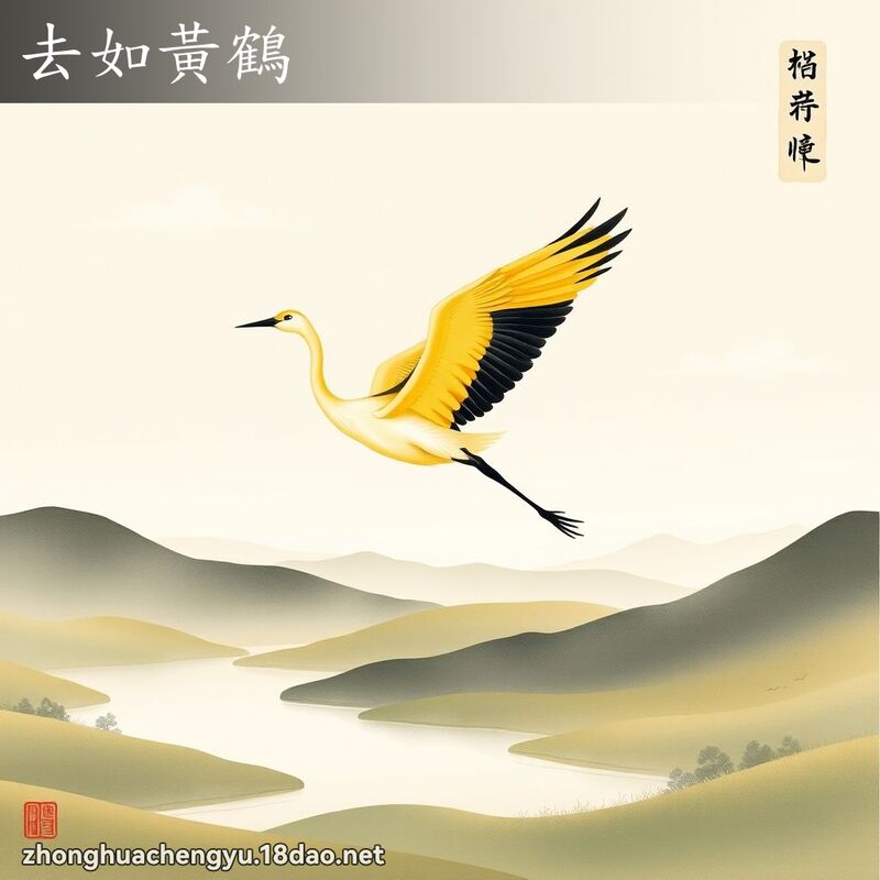去如黃鶴 配图