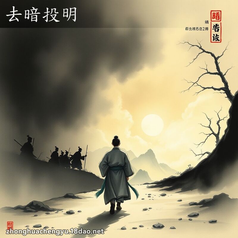 去暗投明 配图