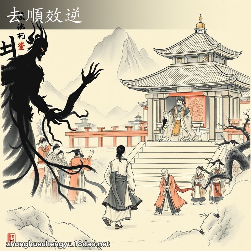 去順效逆 配图