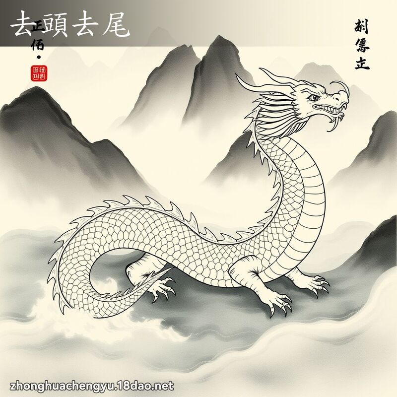 去頭去尾 配图