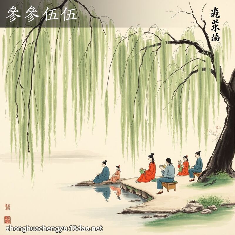 參參伍伍 配图