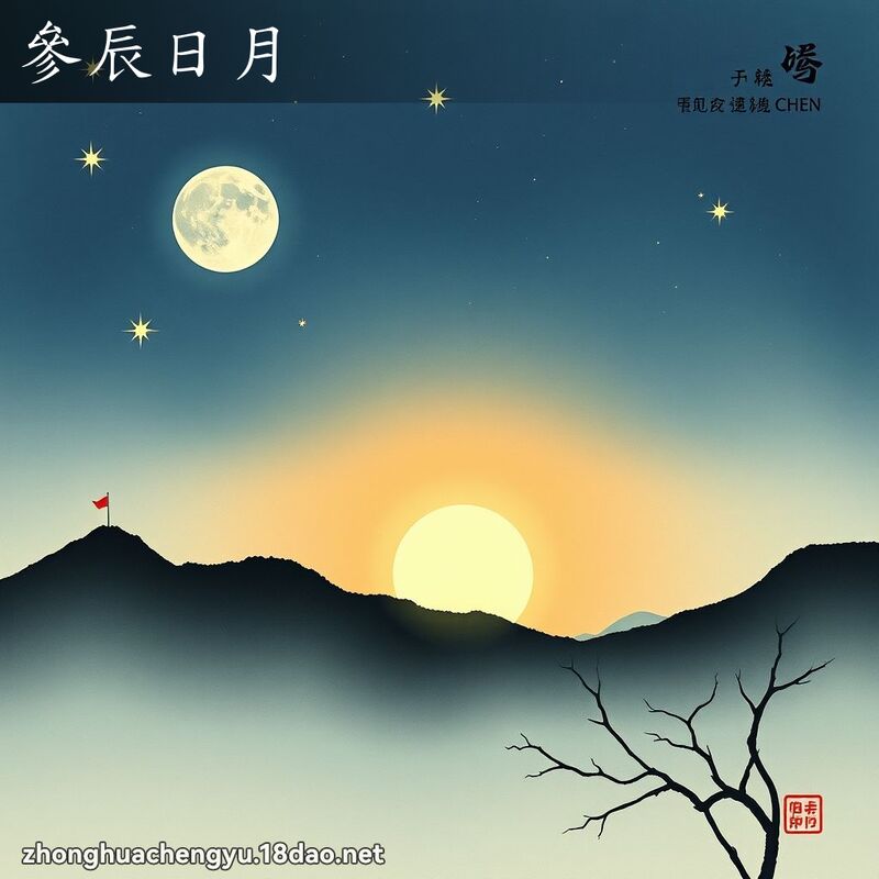 參辰日月 配图