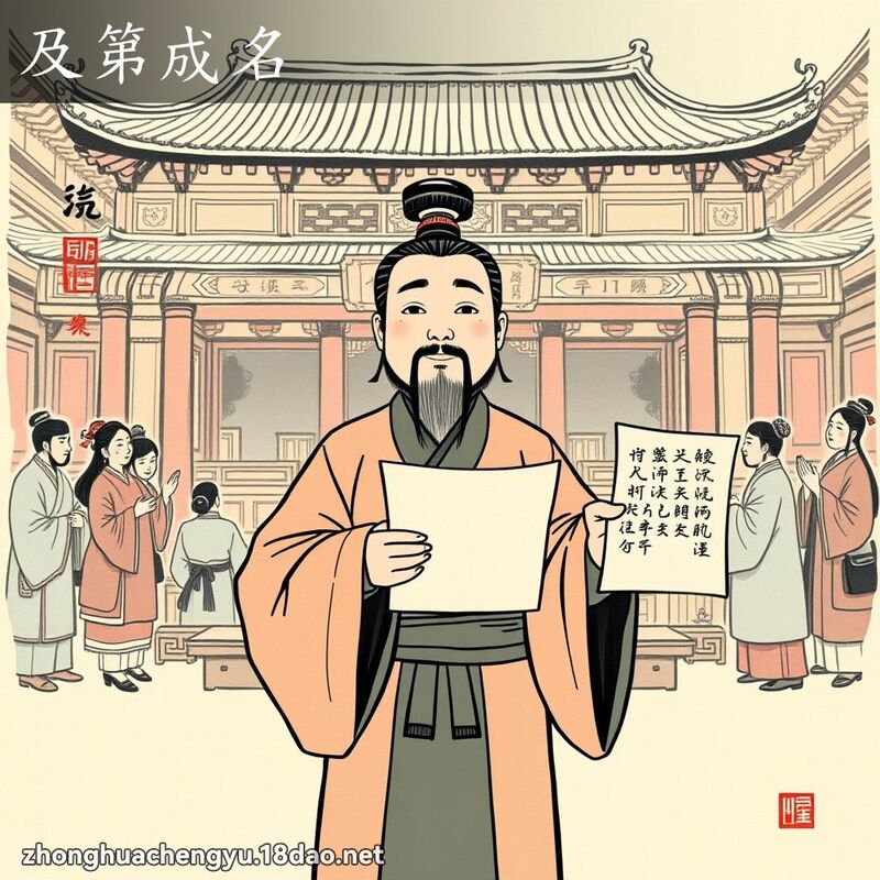 及第成名 配图