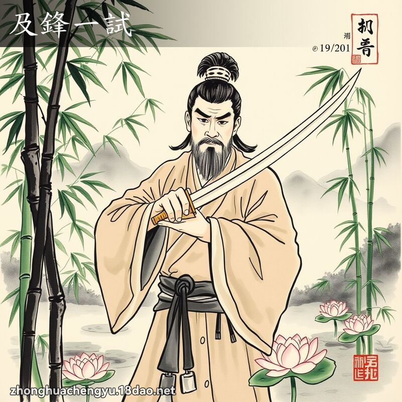 及鋒一試 配图