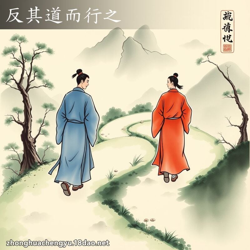 反其道而行之 配图