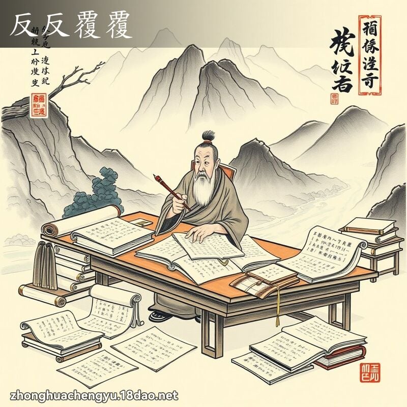 反反覆覆 配图