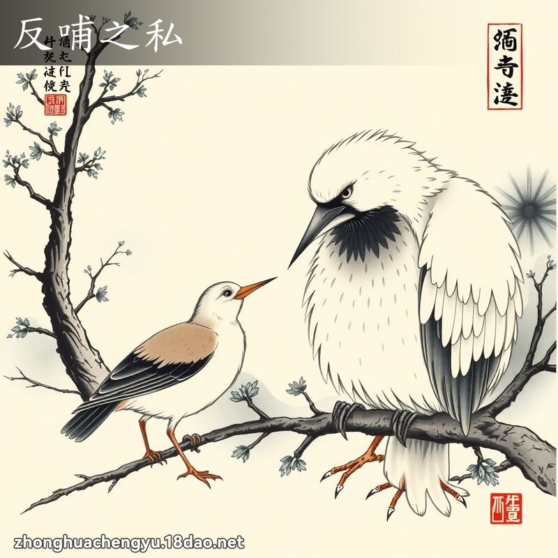 反哺之私 - 中華成語配圖