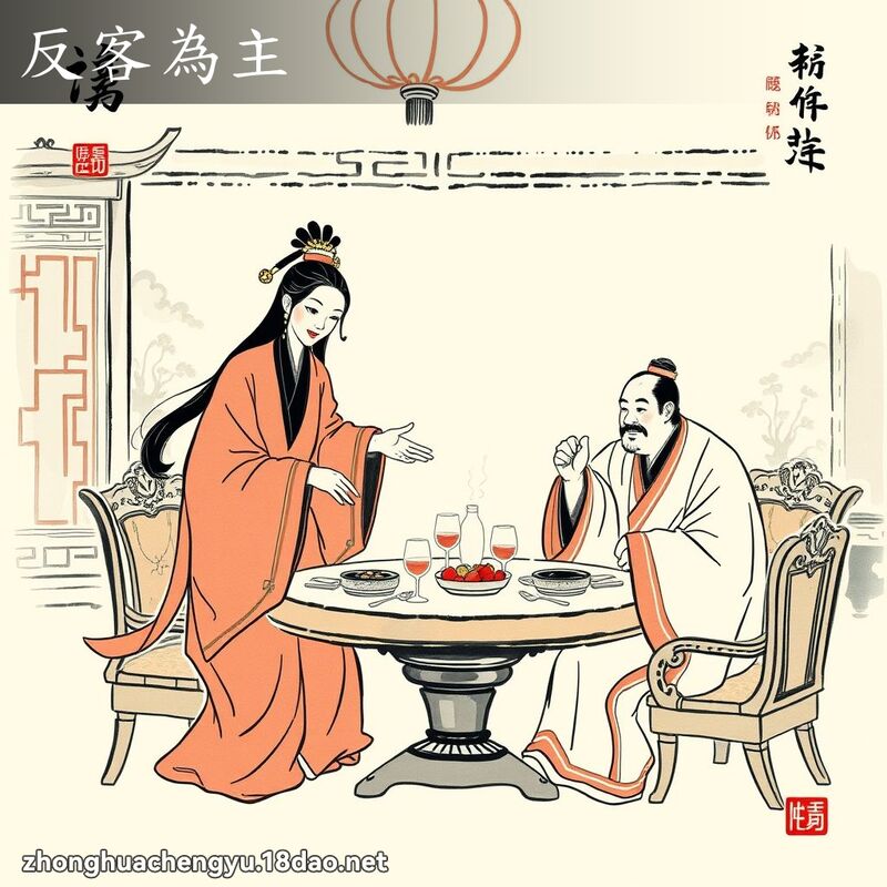 反客為主 - 中華成語配圖