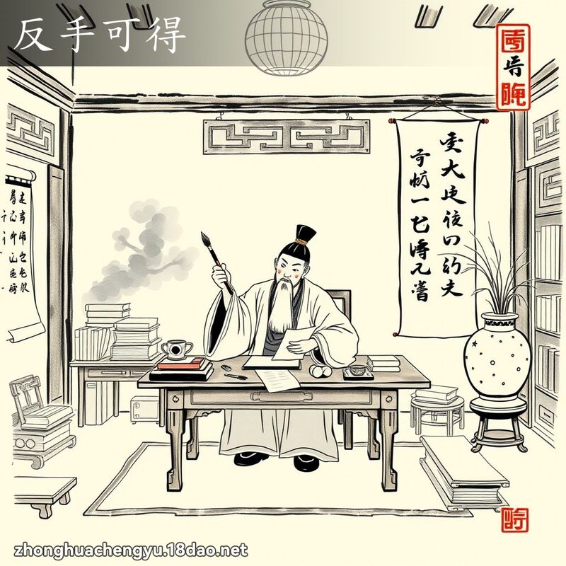 反手可得 配图