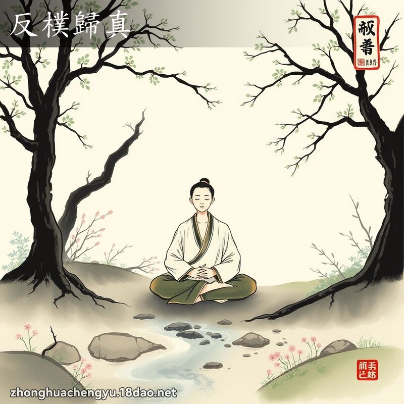 反樸歸真 - 中華成語配圖