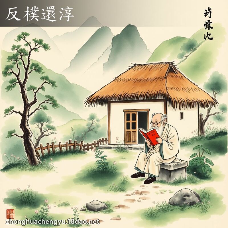 反朴还淳 - 中华成语配图