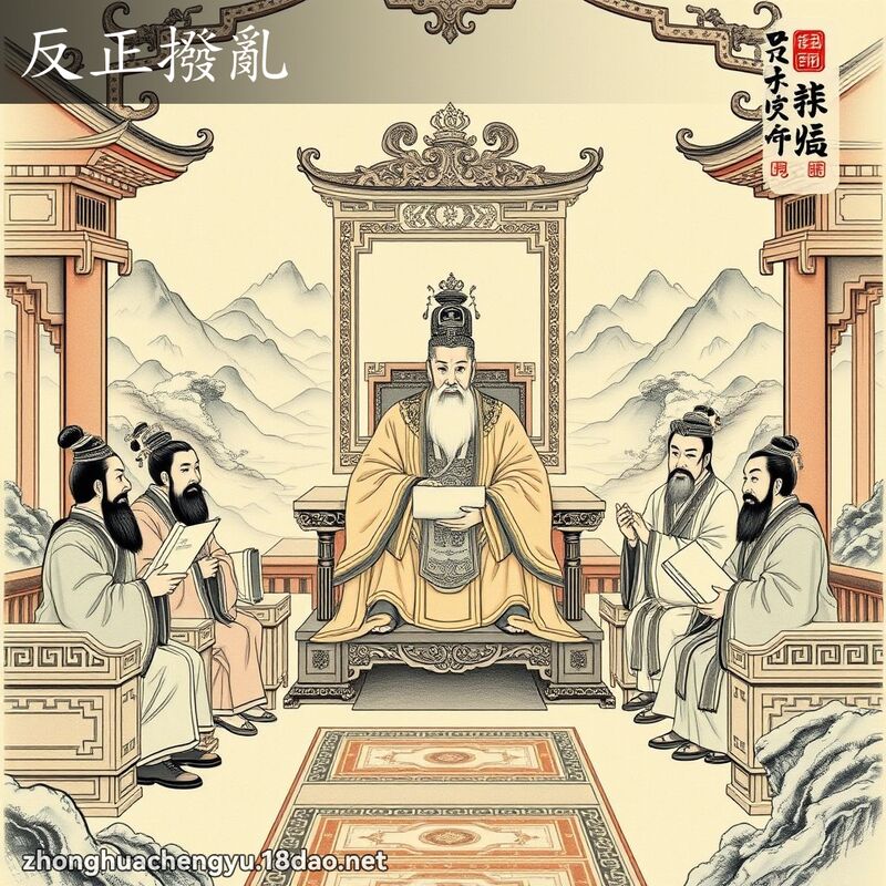 反正拨乱 - 中华成语配图