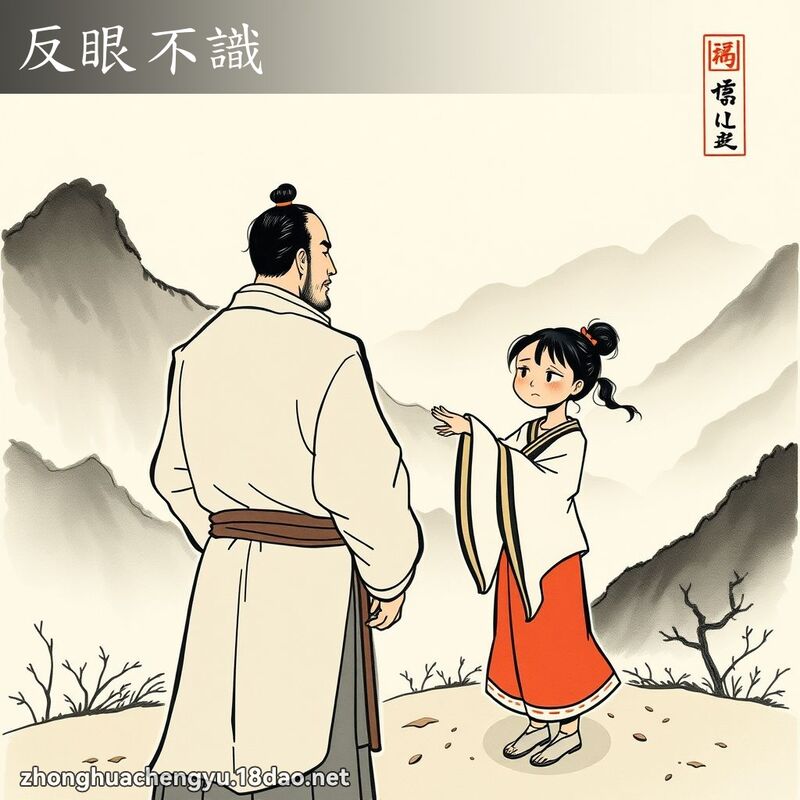 反眼不識 配图