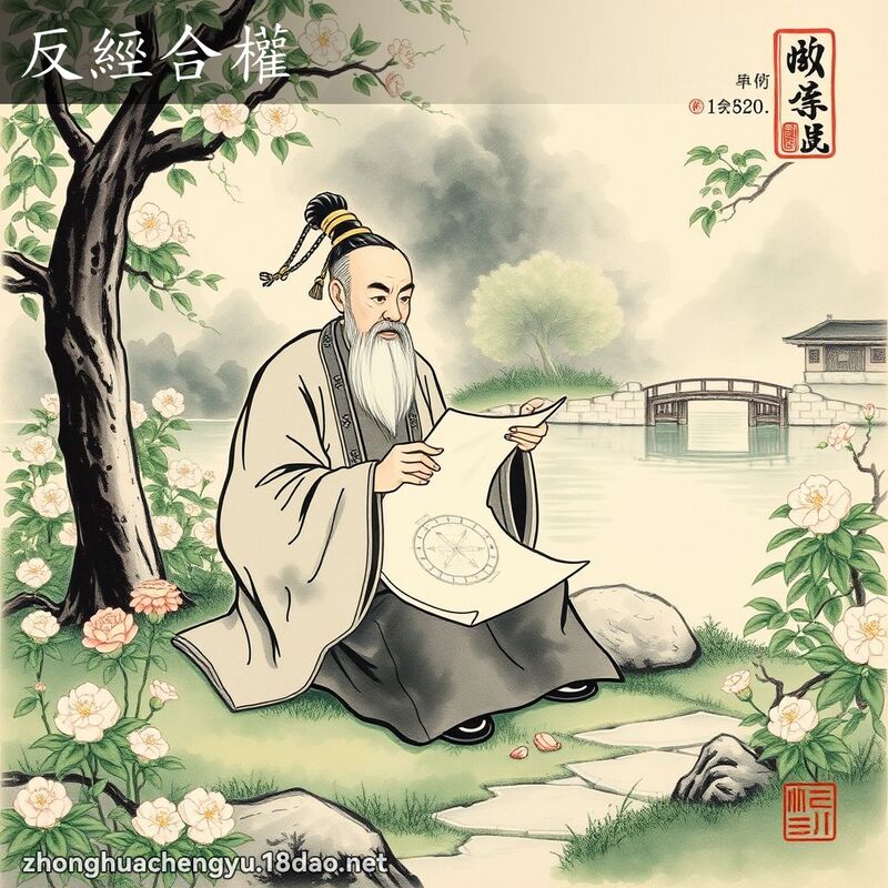 反經合權 - 中華成語配圖