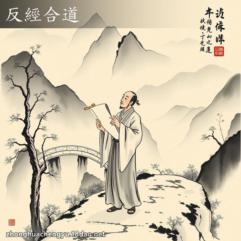 反經合道 - 中華成語配圖