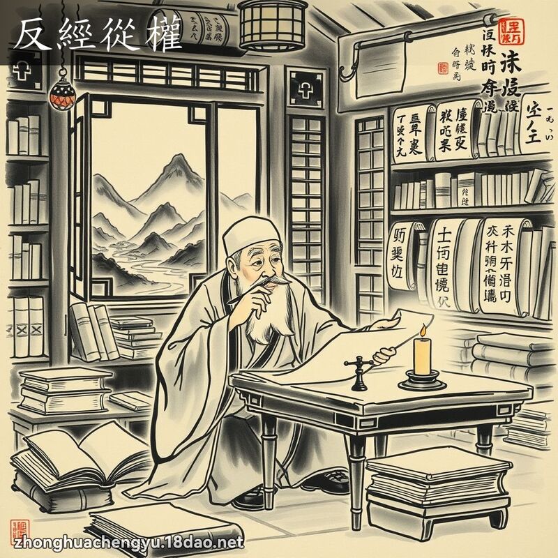 反經從權 配图