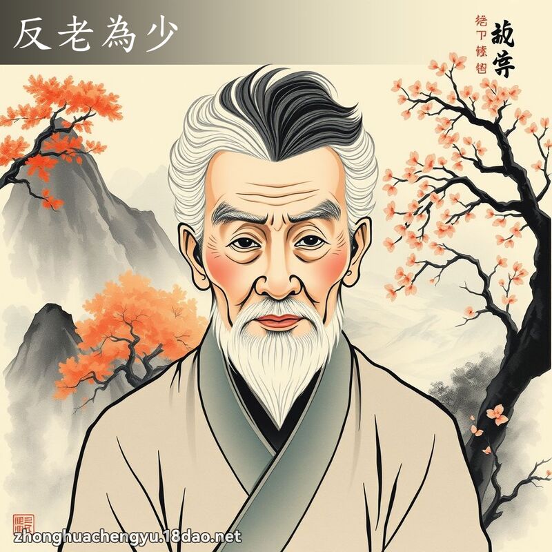反老為少 - 中華成語配圖