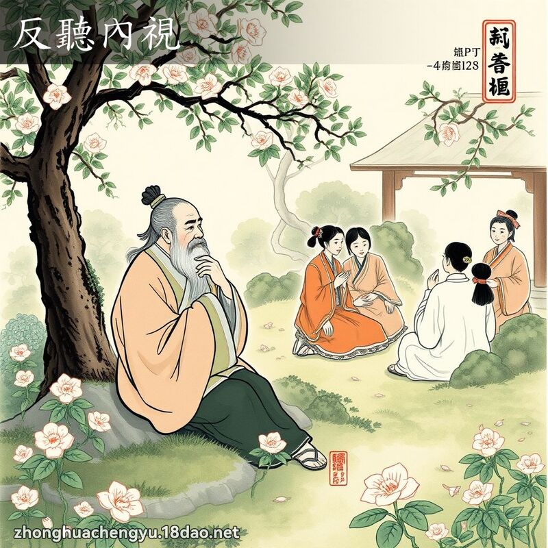 反听內视 - 中华成语配图