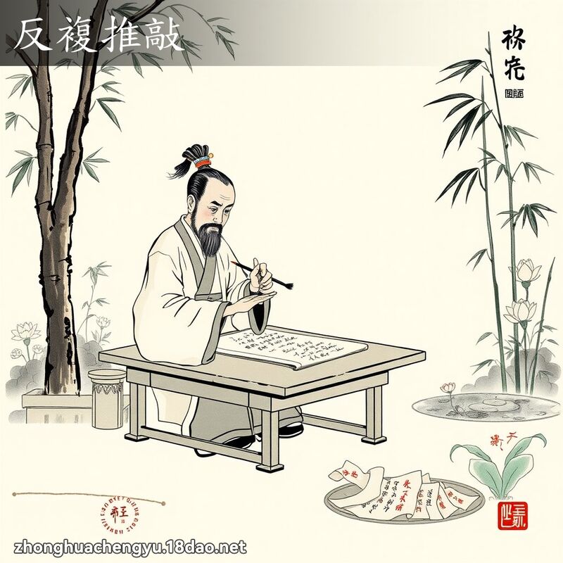 反複推敲 配图