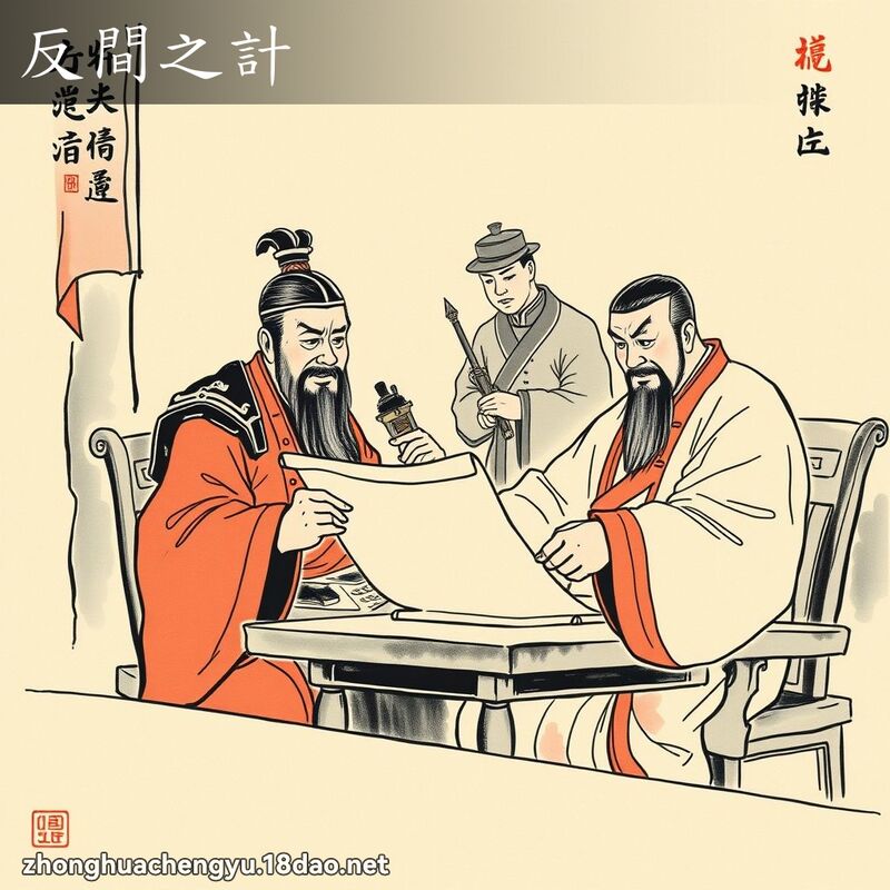 反间之计 - 中华成语配图