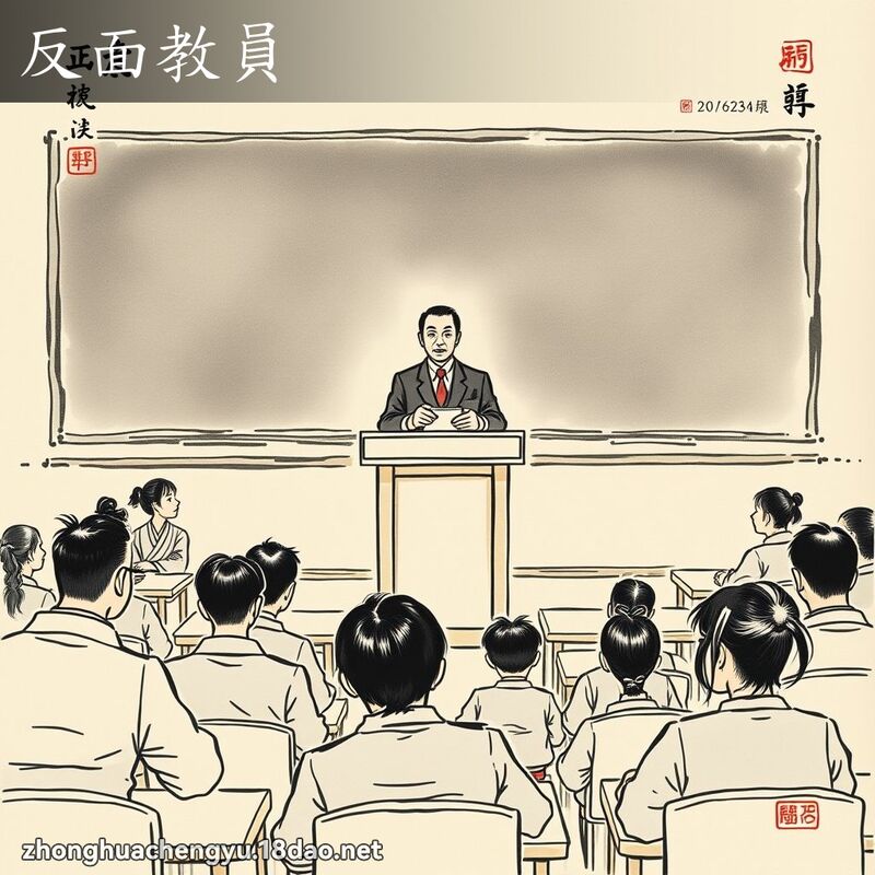 反面教員 - 中華成語配圖