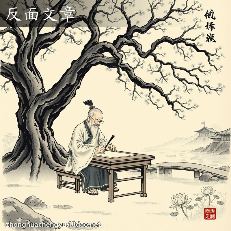 反面文章 - 中华成语配图