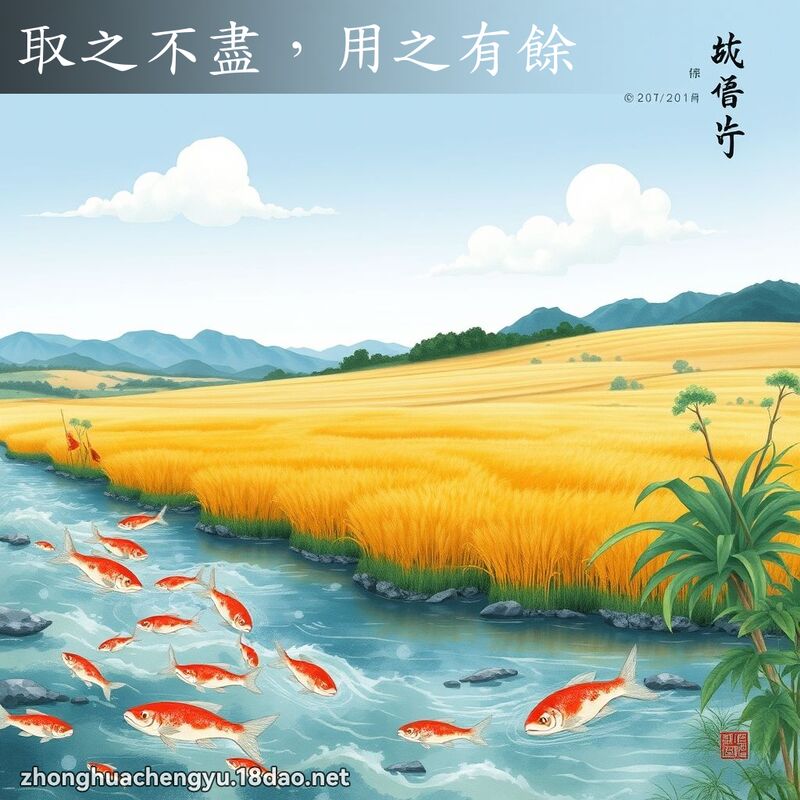 取之不盡,用之有餘 配图