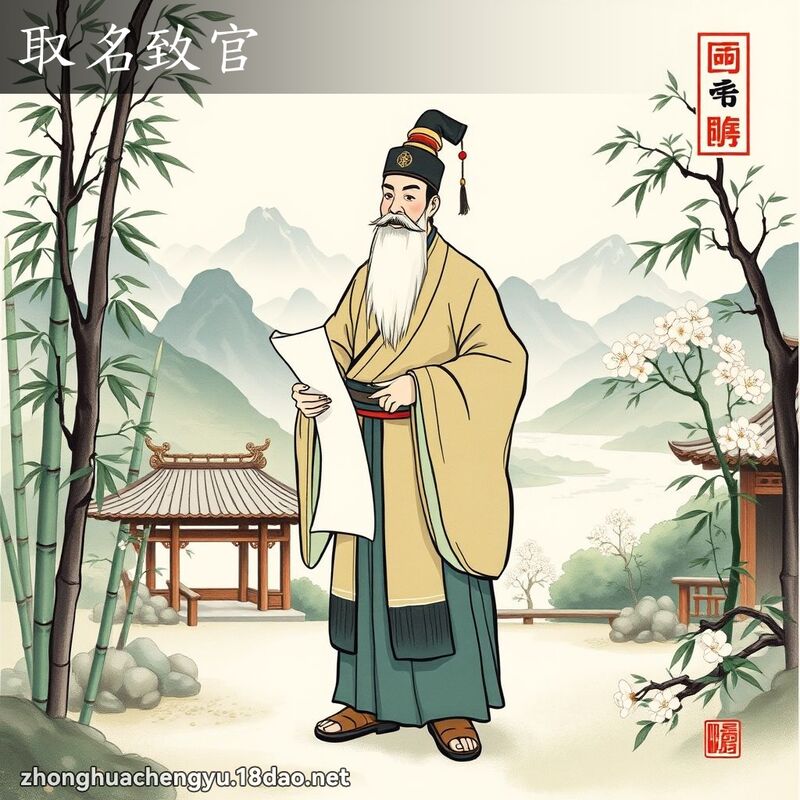 取名致官 配图